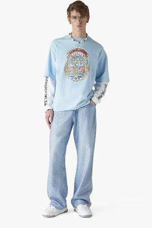 DOUBLE LAYER PRINTED T-SHIRT