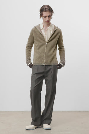 Line Zip Cardigan