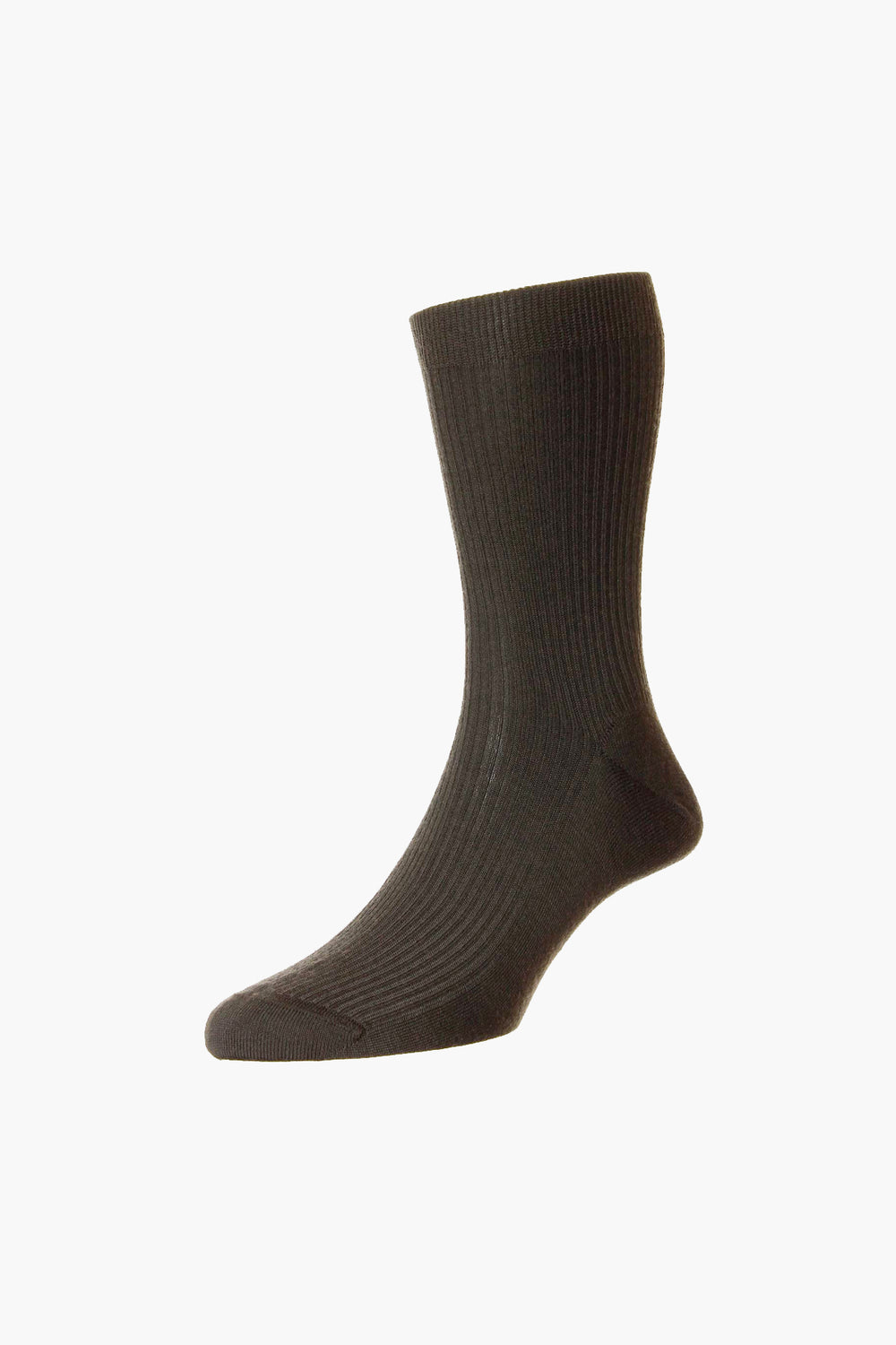 Superfine Merino Wool Sock Chocolate