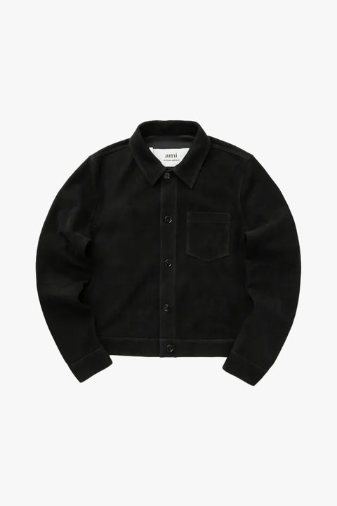 Suede Leather Overshirt