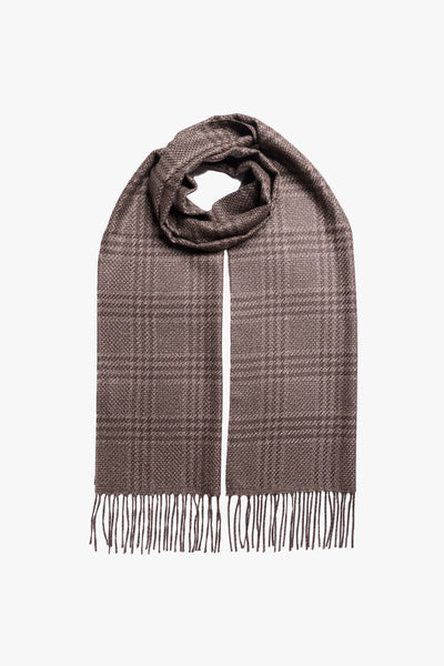 Prince Of Wales Checked Scarf