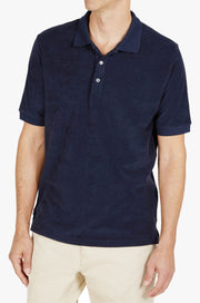 Short Sleeved Terry Polo Shirt
