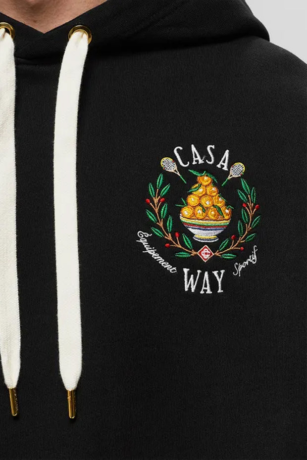 Casa Way Embroidered Unisex Hooded Sweatshirt