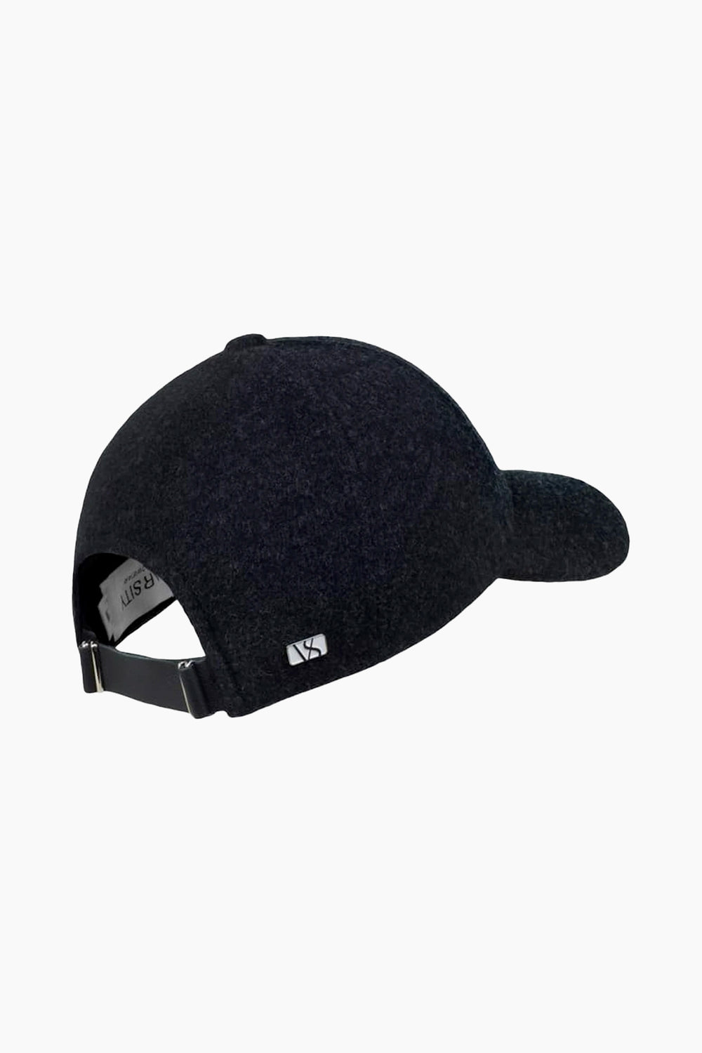 Jade Black Cashmere Mix Cap