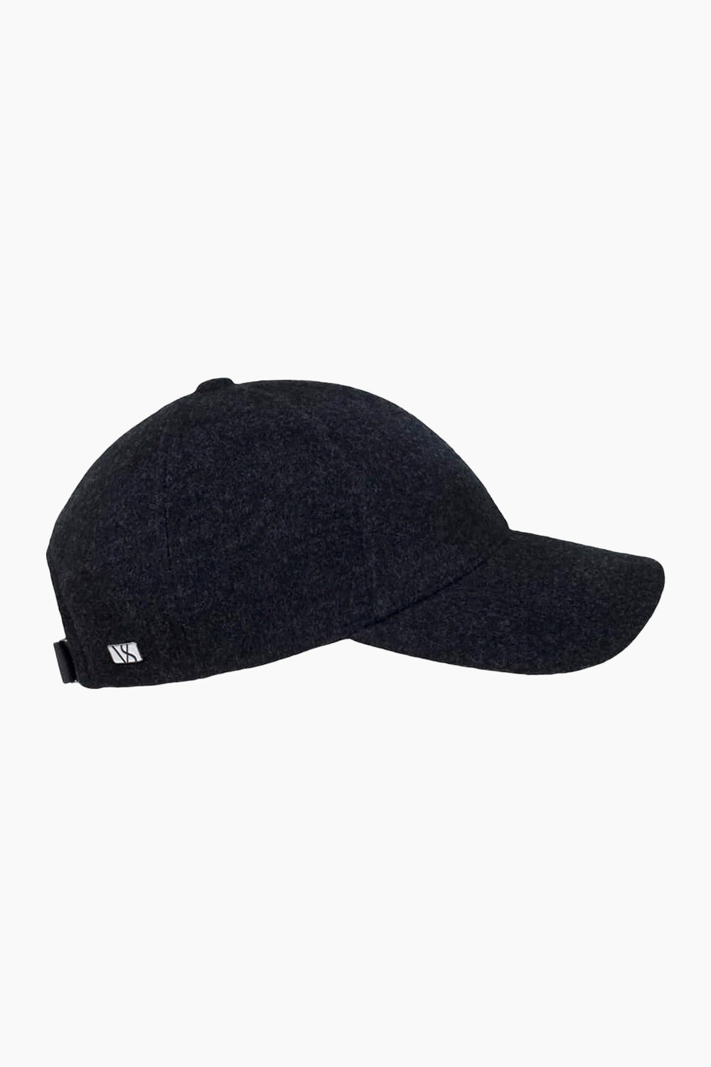 Jade Black Cashmere Mix Cap
