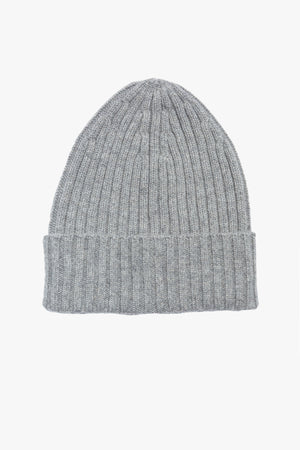Ribbed Cashmere Beanie