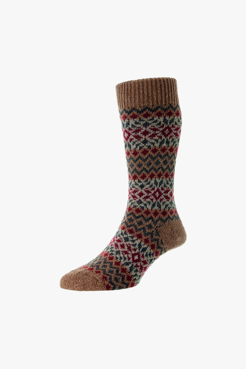 Fellcroft Farisle Wool Sock