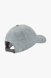 Pearl Grey Linen Cap