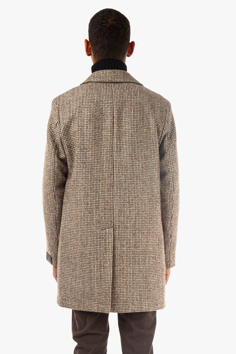 Checked Wool Coat