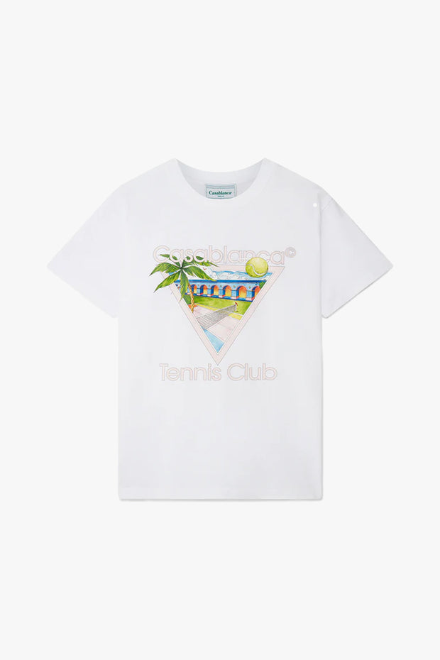 Tennis Club Icon Screen Printed T-Shirt