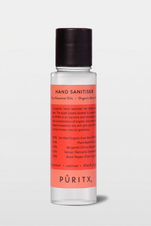 Puritx 60 ml Hand Sanitizer Bergamot, Vetiver, Black Pepper