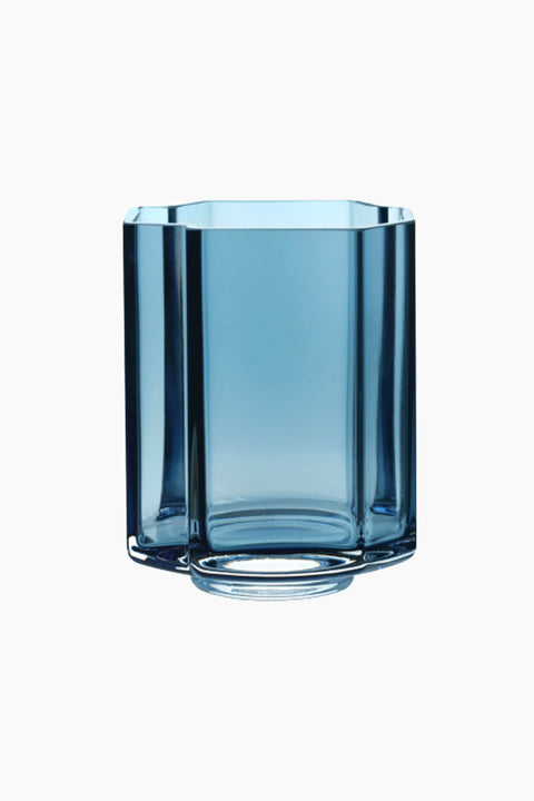 Funki Light Asymmetric Vase Blue