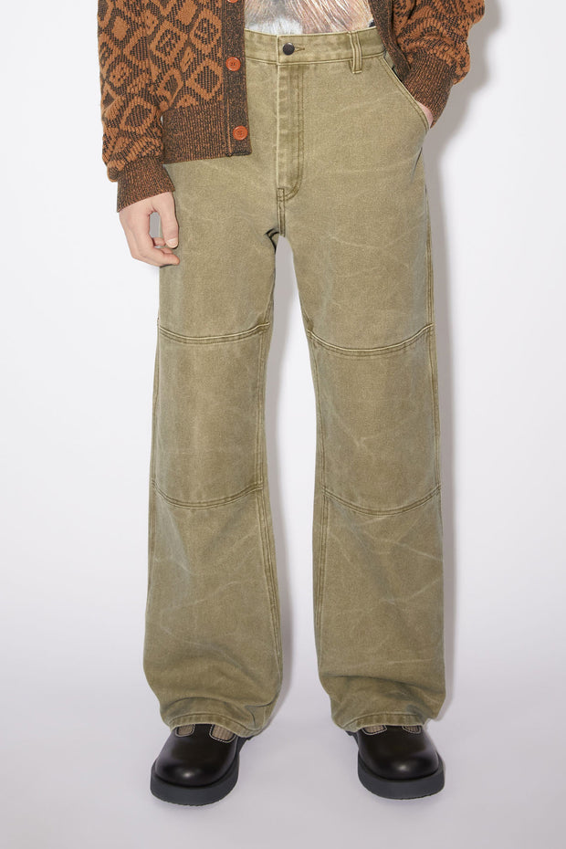 Regular Fit Canvas Trousers