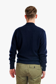 Heavy Full Zip Wool/Cashmere Sweater