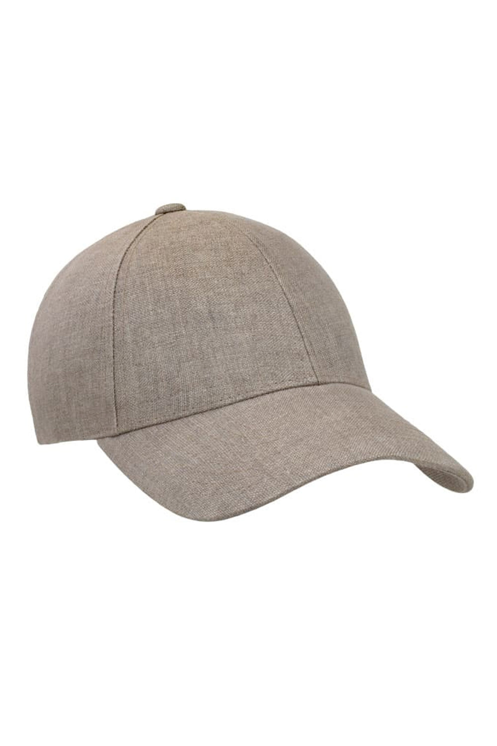 Argent Khaki Linen Caps