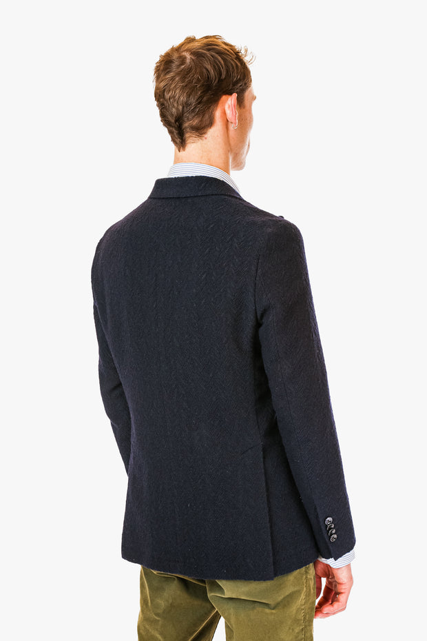 DOUBLE BREASTED WOOL MIX BLAZER
