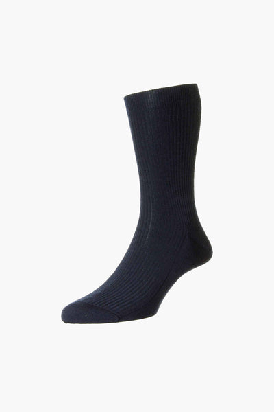 Superfine Merino Wool Sock Navy