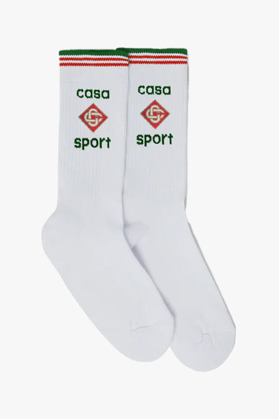 Mid-Calf Ribbed Sport Sock